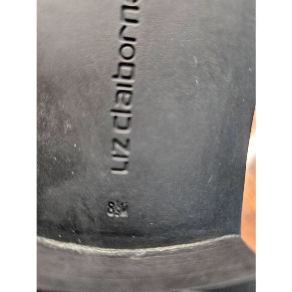 Liz Claiborne Jonsea Boots SZ 8.5 Ankle Boot Black - Picture 8 of 10